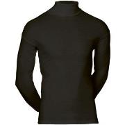 JBS Classic Roll Neck Long Sleeve Svart bomull Large Herre