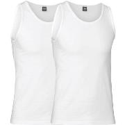 JBS 2P Organic Cotton Tank Top Hvit økologisk bomull Small Herre