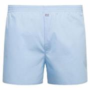 Jockey Woven Poplin Boxer Shorts Blå bomull Large Herre