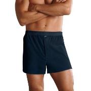 Jockey Woven Poplin Boxer Shorts Mørkblå bomull Large Herre