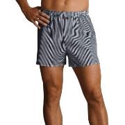 Jockey Woven Poplin Boxer Shorts Stripet bomull Medium Herre