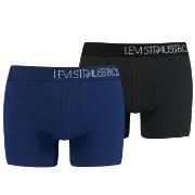 Levis 2P Base Boomer Piquee Boxer Blå bomull XX-Large Herre