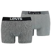 Levis 2P Base Herringbone Boxer Grå bomull XX-Large Herre