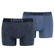 Levis 2P Base Herringbone Boxer Blå bomull XX-Large Herre