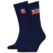 Levis Strømper 2P Sport Regular Cut Sock Mørkblå Str 43/46