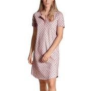 Calida Lovely Nights Sleepshirt Rosa Mønster bomull Small Dame