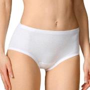 Calida Truser Midislip Brief Hvit bomull 50 Dame