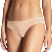 Calida Truser Natural Comfort Brief Low Cut Beige bomull Medium Dame