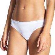 Calida Truser Natural Comfort Brief Low Cut Hvit bomull Small Dame