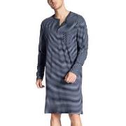 Calida Relax Streamline Nightshirt Blå bomull Small Herre