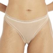 Calvin Klein Truser Bottoms Up Refresh Thong Beige polyamid Small Dame