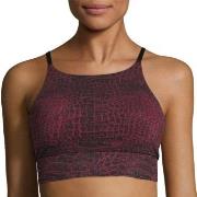 Casall BH Hot Yoga Sports Bra Rød Mønster Large Dame