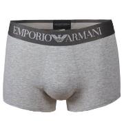 Armani Cotton Stretch Trunk Grå bomull Large Herre