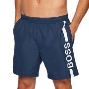 BOSS Badebukser Dolphin Recycled Swim Shorts Mørkblå polyester Medium ...