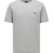 BOSS Mix and Match T-shirt With Logo Grå bomull X-Large Herre