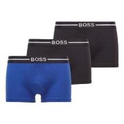 BOSS 3P Organic Cotton Trunk Svart/Blå bomull X-Large Herre