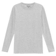 Bread and Boxers Long Sleeve Crew Neck Grå økologisk bomull Large Herr...