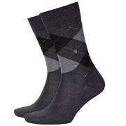 Burlington Strømper Manchester Mercerised Cotton Sock Grå Str 40/46 He...