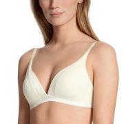 Calida BH Cate Triangle Soft-Bra Hvit bomull B 75 Dame