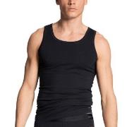 Calida Cotton Code Athletic Shirt Svart bomull X-Large Herre