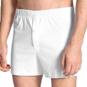 Calida Cotton Code Boxer Shorts With Fly Hvit bomull Small Herre
