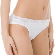 Calida Truser Etude Toujours Low Cut Brief Hvit bomull Large Dame