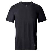 Frigo Cotton T-Shirt V-Neck Svart bomull Large Herre