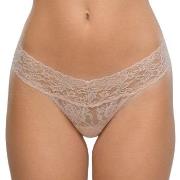 Hanky Panky Truser Low Rise Thong Beige nylon One Size Dame