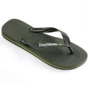 Havaianas Brasil Logo Oliven Str 35/36