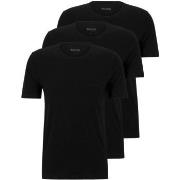 BOSS 3P Classic Crew Neck T-shirt Svart bomull X-Large Herre