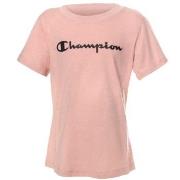 Champion Classics Crewneck T-shirt For Girls Gammelrosa bomull 122-128