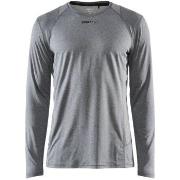 Craft Essence LS Tee Men Grå polyester Small Herre