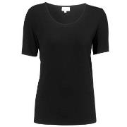 Damella Bamboo  31302 T-Shirt Svart Bambus Small Dame