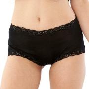 Damella Truser Silk Brief Svart silke Small Dame