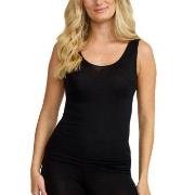 Damella Wool And Silk Tank Top Svart ull 38 Dame