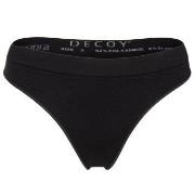 Decoy Truser String Svart polyamid Small Dame