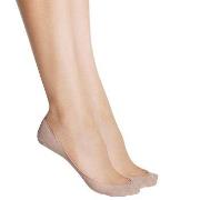 DIM Strømper 2P Easy Day Ballerina Socks Beige Str 35/38 Dame