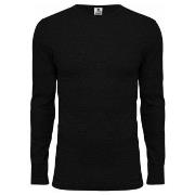 Dovre Long Sleeve Crew Neck Svart bomull X-Large Herre