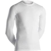 Dovre Long Sleeve Crew Neck Hvit bomull Small Herre