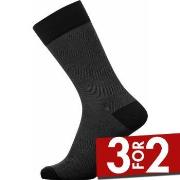 Egtved Strømper Bamboo Sock Svart Str 40/45 Herre