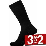 Egtved Strømper Bamboo Socks Svart Str 45/48 Herre