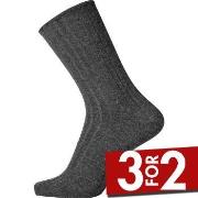 Egtved Strømper Cotton No Elastic Socks Mørkgrå  Str 40/45 Herre