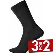 Egtved Strømper Cotton Socks Svart Str 40/45