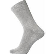 Egtved Strømper Pure Cotton Socks Lysgrå bomull Str 40/45 Herre