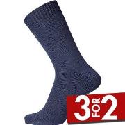 Egtved Strømper Wool Work Sock Marine Str 38/40