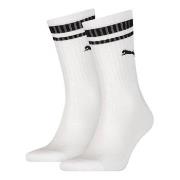 Puma Strømper 2P Crew Heritage Stripe Socks Hvit Str 39/42