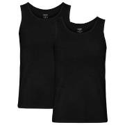 Resteröds 2P Bamboo Tank Top Svart Small Herre