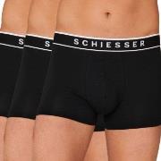 Schiesser 3P 95-5 Organic Cotton Rio Boxer Helsvart XX-Large Herre