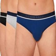 Schiesser 3P 95-5 Organic Cotton Rio Brief Blå/Grå bomull XX-Large Her...