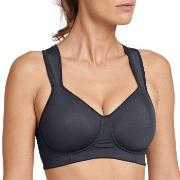 Schiesser BH Active Sport Medium Support Bra Antracit B 90 Dame